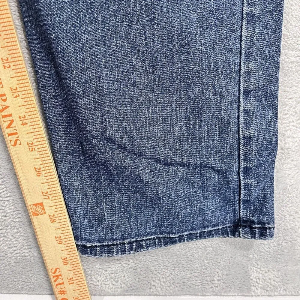 Levis 502 Jeans Men‎ 42x29.5* Blue Regular Fit Tapered Leg Medium Wash
